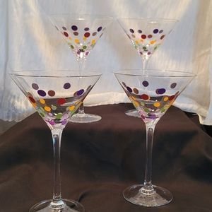 The Pampered Chef Martini Glass Set